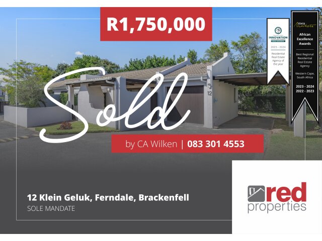  12 Kleingeluk 1 Ferndale Street, Ferndale, Brackenfell 